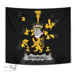 Irish Bramhall Coat of Arms Family Crest Ireland Tapestry Irish Tapestry