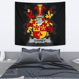 Irish Dorney or O'Dorney Coat of Arms Family Crest Ireland Tapestry Irish Tapestry