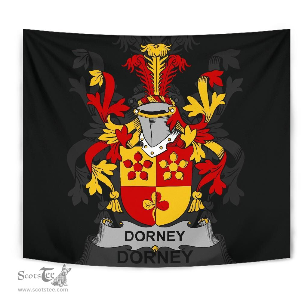 Irish Dorney or O'Dorney Coat of Arms Family Crest Ireland Tapestry Irish Tapestry