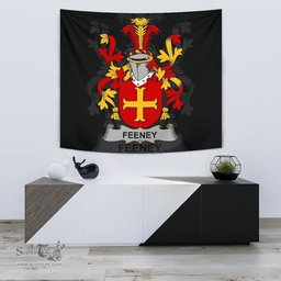Irish Feeney or O'Feney Coat of Arms Family Crest Ireland Tapestry Irish Tapestry