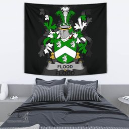 Irish Flood Coat of Arms Family Crest Ireland Tapestry Irish Tapestry