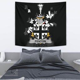 Irish Fenton Coat of Arms Family Crest Ireland Tapestry Irish Tapestry