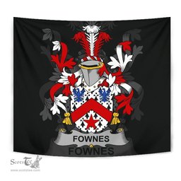 Irish Fownes Coat of Arms Family Crest Ireland Tapestry Irish Tapestry