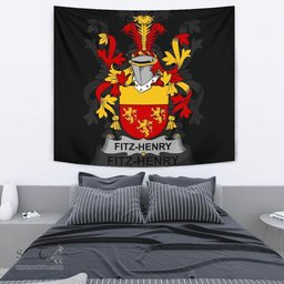 Irish Fitz-Henry Coat of Arms Family Crest Ireland Tapestry Irish Tapestry