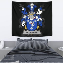 Irish Faulkner Coat of Arms Family Crest Ireland Tapestry Irish Tapestry