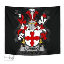 Irish Laurence Coat of Arms Family Crest Ireland Tapestry Irish Tapestry