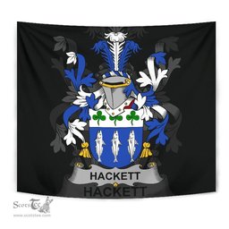 Irish Hackett Coat of Arms Family Crest Ireland Tapestry Irish Tapestry