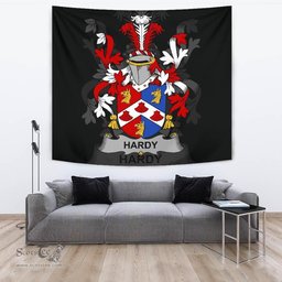 Irish Hardy Coat of Arms Family Crest Ireland Tapestry Irish Tapestry