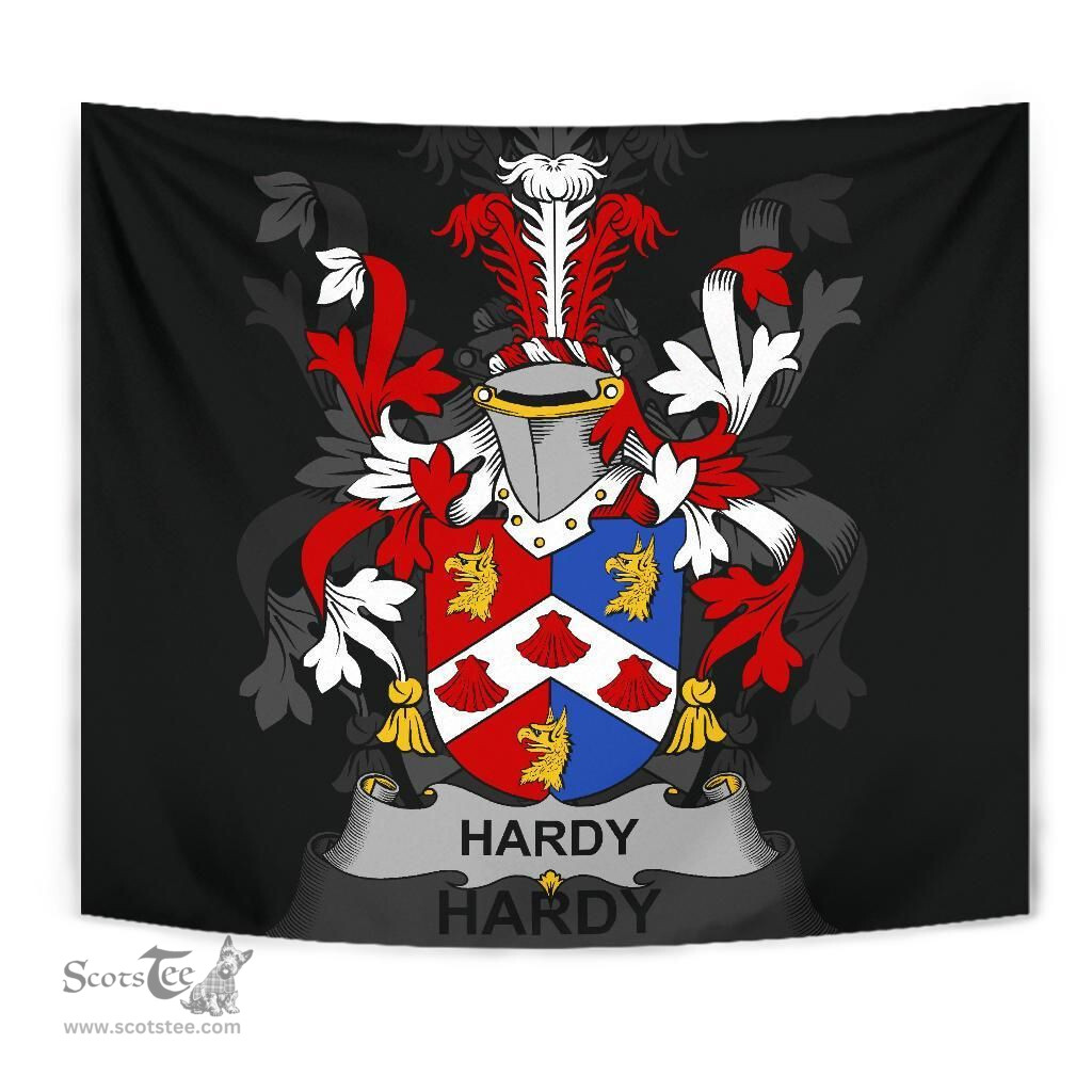 Irish Hardy Coat of Arms Family Crest Ireland Tapestry Irish Tapestry