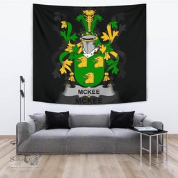 Irish Kee or McKee Coat of Arms Family Crest Ireland Tapestry Irish Tapestry
