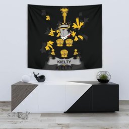 Irish Kielty ot O'Quilty Coat of Arms Family Crest Ireland Tapestry Irish Tapestry