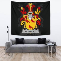 Irish Gormley or O'Gormley Coat of Arms Family Crest Ireland Tapestry Irish Tapestry