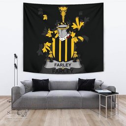 Irish Farley or O'Farley Coat of Arms Family Crest Ireland Tapestry Irish Tapestry