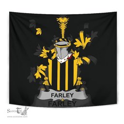 Irish Farley or O'Farley Coat of Arms Family Crest Ireland Tapestry Irish Tapestry