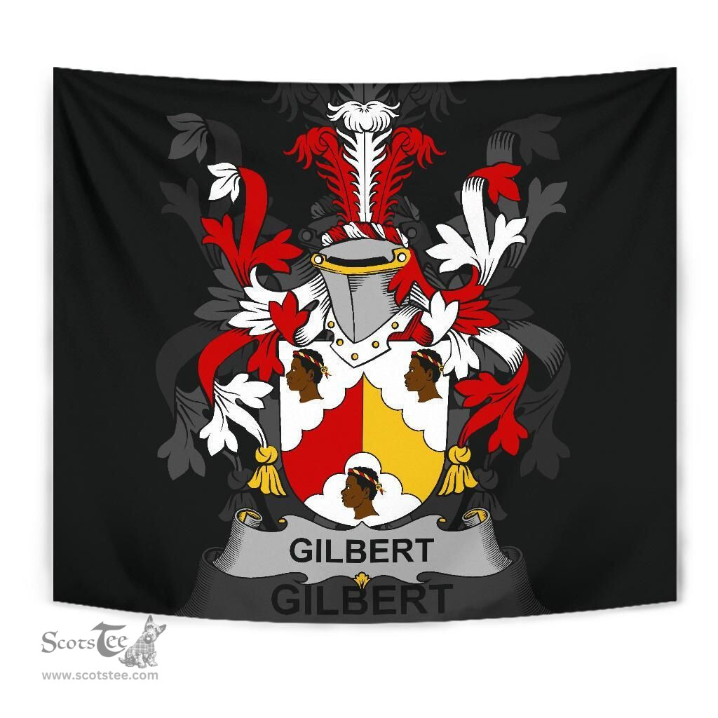 Irish Gilbert Coat of Arms Family Crest Ireland Tapestry Irish Tapestry