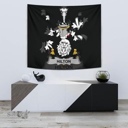 Irish Hilton Coat of Arms Family Crest Ireland Tapestry Irish Tapestry