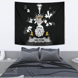 Irish Hilton Coat of Arms Family Crest Ireland Tapestry Irish Tapestry