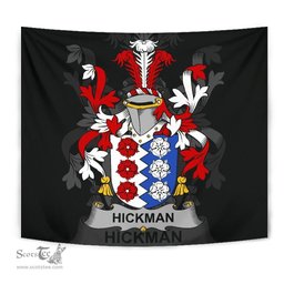 Irish Hickman Coat of Arms Family Crest Ireland Tapestry Irish Tapestry