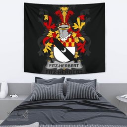 Irish Fitz-Herbert Coat of Arms Family Crest Ireland Tapestry Irish Tapestry