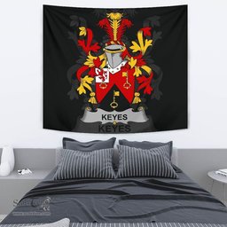 Irish Keyes Coat of Arms Family Crest Ireland Tapestry Irish Tapestry