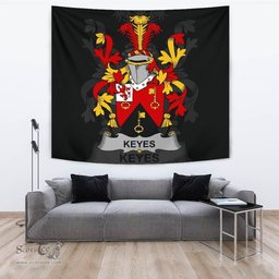 Irish Keyes Coat of Arms Family Crest Ireland Tapestry Irish Tapestry