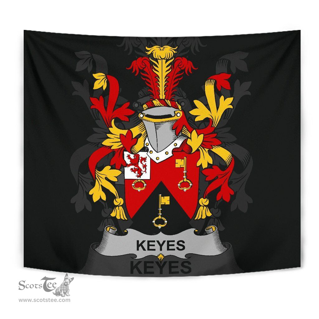 Irish Keyes Coat of Arms Family Crest Ireland Tapestry Irish Tapestry