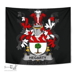 Irish Hegarty or O'Hagerty Coat of Arms Family Crest Ireland Tapestry Irish Tapestry