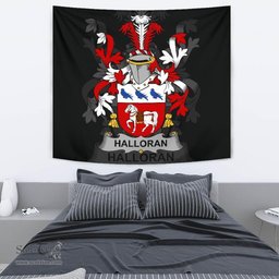 Irish Halloran or O'Halloran Coat of Arms Family Crest Ireland Tapestry Irish Tapestry