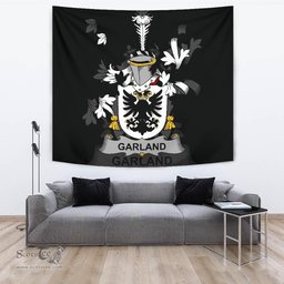 Irish Garland or McGartland Coat of Arms Family Crest Ireland Tapestry Irish Tapestry