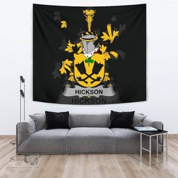 Irish Hickson Coat of Arms Family Crest Ireland Tapestry Irish Tapestry
