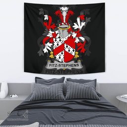 Irish Fitz-Stephens Coat of Arms Family Crest Ireland Tapestry Irish Tapestry