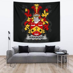 Irish Kirkwood Coat of Arms Family Crest Ireland Tapestry Irish Tapestry