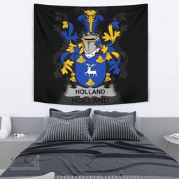 Irish Holland Coat of Arms Family Crest Ireland Tapestry Irish Tapestry