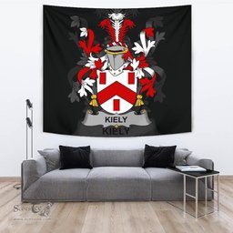 Irish Kiely Coat of Arms Family Crest Ireland Tapestry Irish Tapestry
