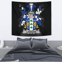 Irish Lanigan or O'Lenigan Coat of Arms Family Crest Ireland Tapestry Irish Tapestry