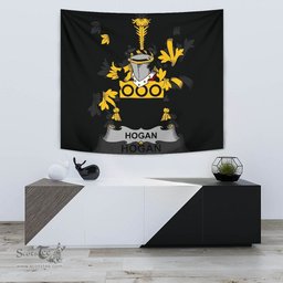 Irish Hogan or O'Hogan Coat of Arms Family Crest Ireland Tapestry Irish Tapestry