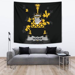 Irish Hogan or O'Hogan Coat of Arms Family Crest Ireland Tapestry Irish Tapestry