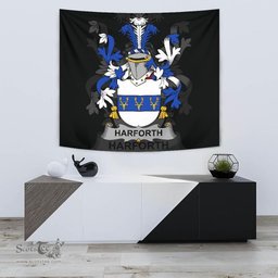 Irish Harforth Coat of Arms Family Crest Ireland Tapestry Irish Tapestry