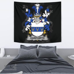 Irish Harforth Coat of Arms Family Crest Ireland Tapestry Irish Tapestry