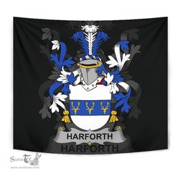 Irish Harforth Coat of Arms Family Crest Ireland Tapestry Irish Tapestry