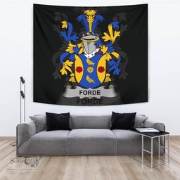 Irish Forde or Consnave Coat of Arms Family Crest Ireland Tapestry Irish Tapestry