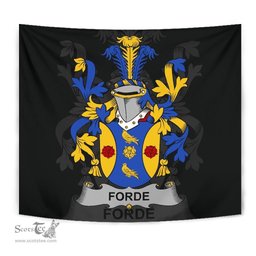 Irish Forde or Consnave Coat of Arms Family Crest Ireland Tapestry Irish Tapestry