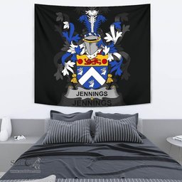 Irish Jennings or Jennyns Coat of Arms Family Crest Ireland Tapestry Irish Tapestry
