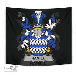 Irish Hamill Coat of Arms Family Crest Ireland Tapestry Irish Tapestry