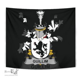 Irish Guillim Coat of Arms Family Crest Ireland Tapestry Irish Tapestry