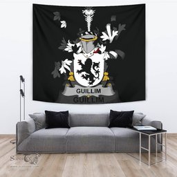 Irish Guillim Coat of Arms Family Crest Ireland Tapestry Irish Tapestry