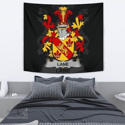 Irish Lane Coat of Arms Family Crest Ireland Tapestry Irish Tapestry