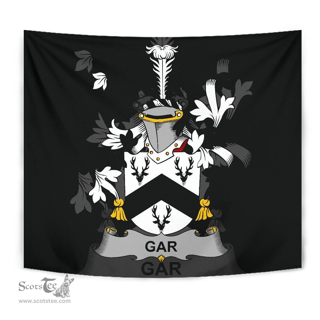 Irish Gar or Garr Coat of Arms Family Crest Ireland Tapestry Irish Tapestry