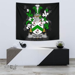 Irish Foster Coat of Arms Family Crest Ireland Tapestry Irish Tapestry