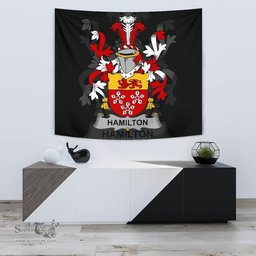 Irish Hamilton Coat of Arms Family Crest Ireland Tapestry Irish Tapestry